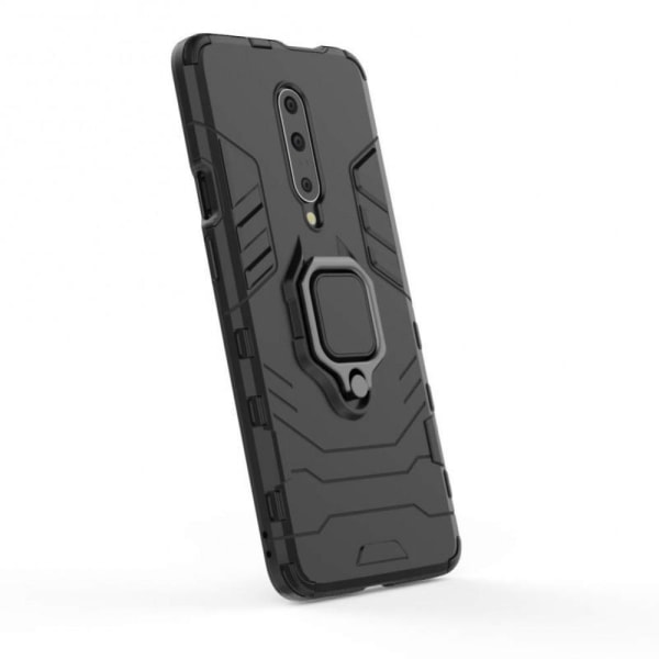 OnePlus 7 Pro / 7T Pro Iskunkestävä suojus rengaspidikkeellä Thi Black