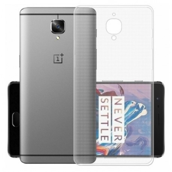 OnePlus 5T Stötdämpande Silikon Skal Simple® Transparent