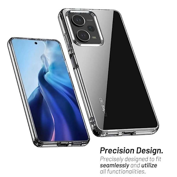 Xiaomi Redmi Note 12 Pro 5G stødabsorberende silikone cover Enkelt