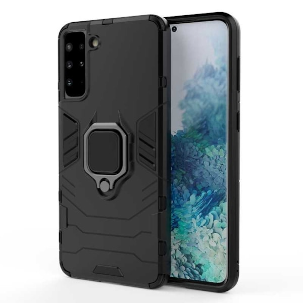 Samsung S21 Plus Shock -Resistent Shell med ringholder Thinarmor Black