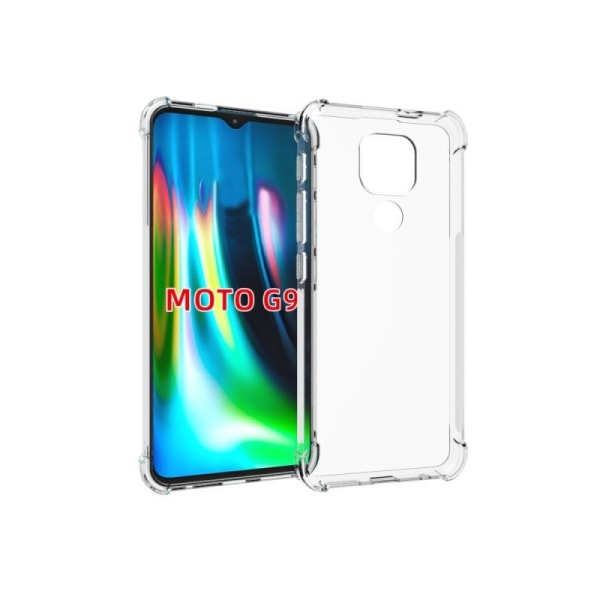 Motorola Moto E7 Plus Stødabsorberende Silikone Shell Shockr Transparent