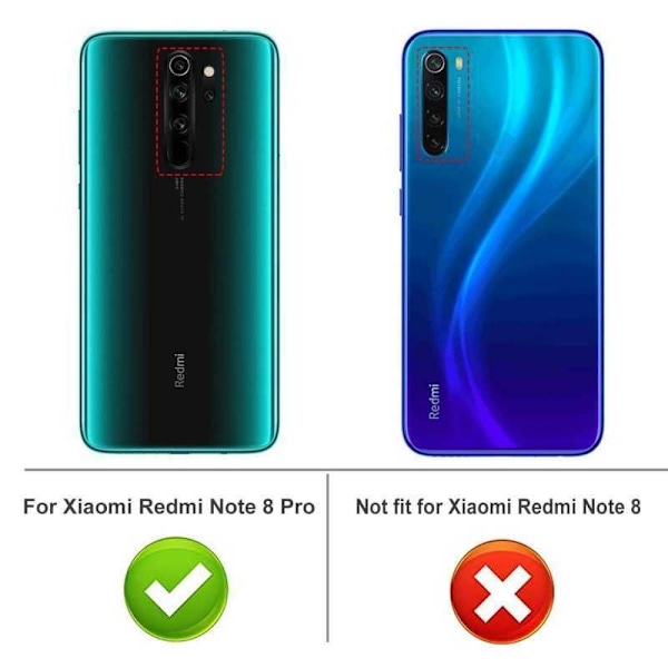 Xiaomi Redmi Note 8 Pro stødabsorberende blødt etui Enkelt Transparent