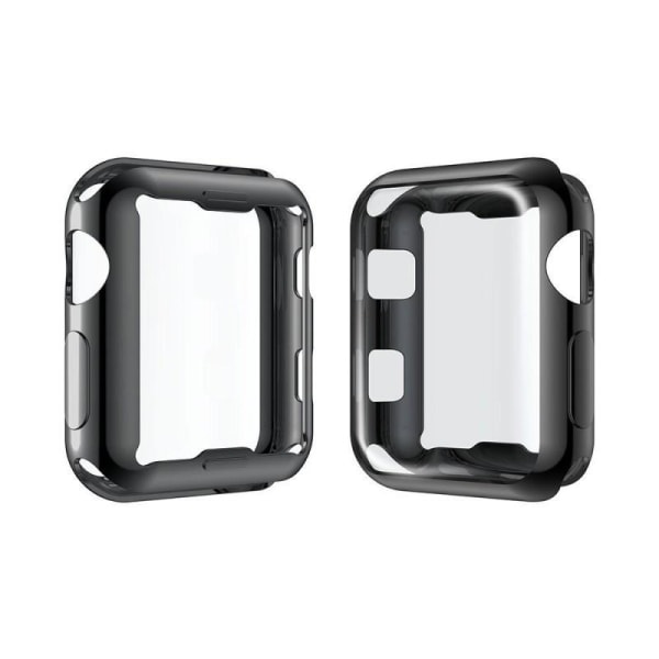 Apple Watch Series 6 40mm Exclusive Full Cover Metallic Cover Black