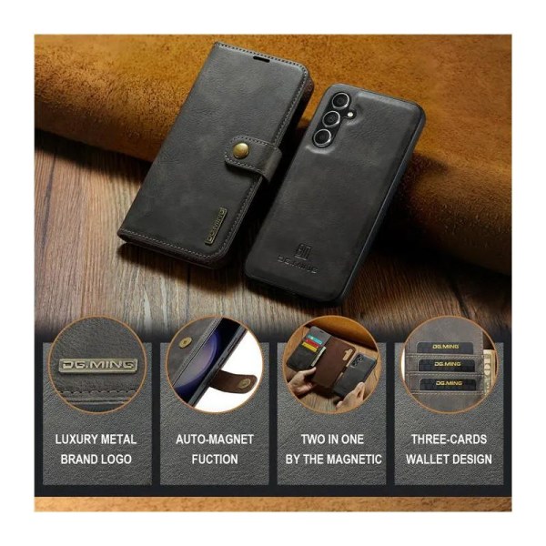 Mobil lommebok magnetisk DG Ming Samsung S23 Plus Black