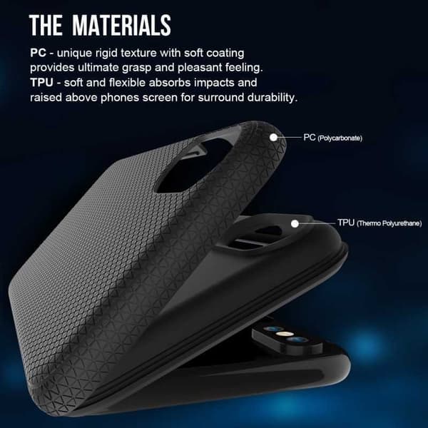 iPhone XS Iskunkestävä Mesh Black