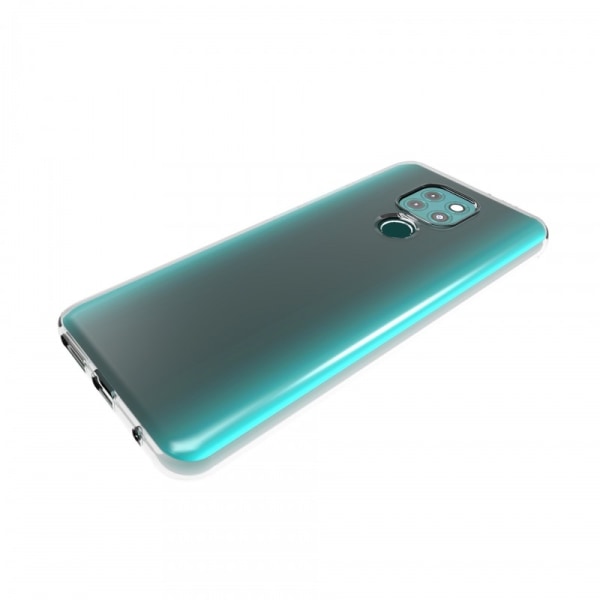 Motorola Moto E7 Plus stødabsorberende silikonecover Enkelt Transparent