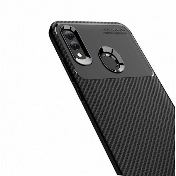 Huawei P Smart 2019 Stöttåligt Skal FullCarbon V4 Svart