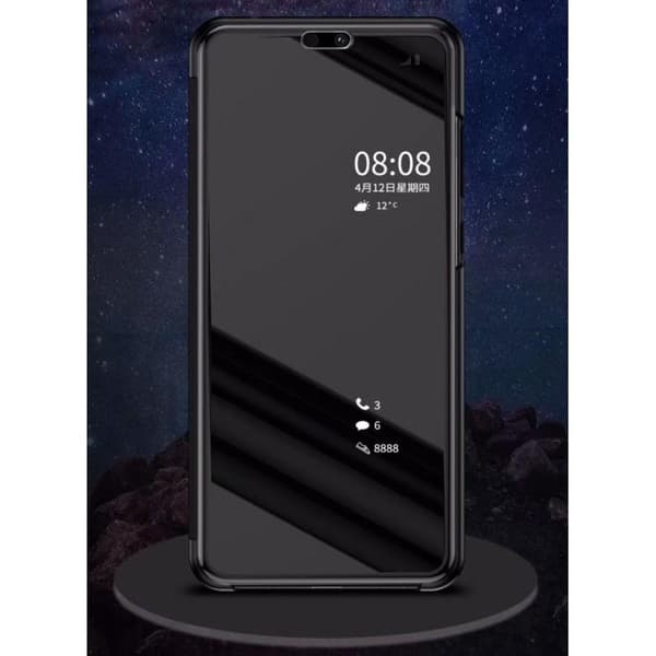 Huawei P20 Pro Smart Flipfodral Clear View Standing V2 Rocket Guld