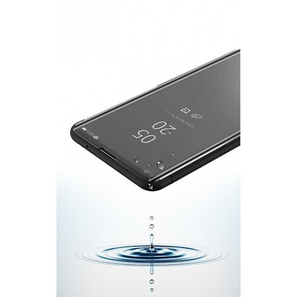 Redmi Note 7 Smart Flipfodral Clear View Standing V2 Rocket Svart