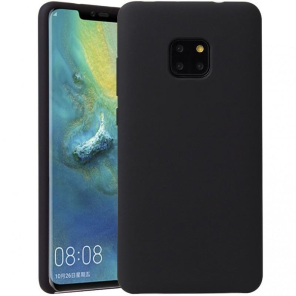 Huawei Mate 20 Pro Ultra Thin Soft Soft Rubber Coated Matte Blac Svart