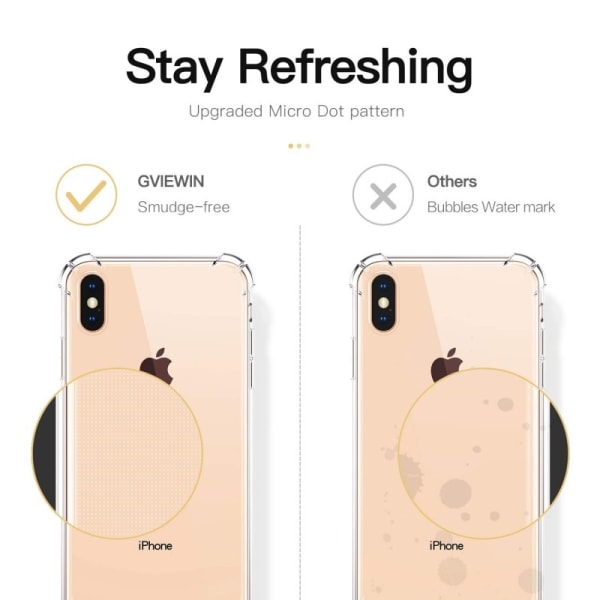 iPhone XS Stöttåligt Skal med Förstärkta Hörn Transparent