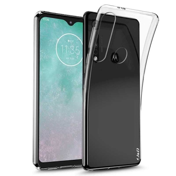 Motorola One Macro Iskunvaimennin Silicone Case Simple Transparent