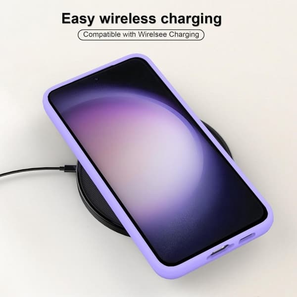 Samsung S24 kumoitu Matte Shell Liquid - Lila