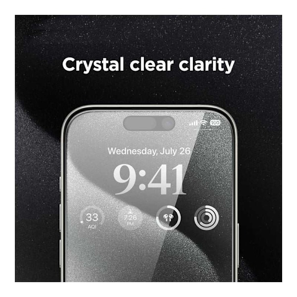 iPhone 16 Pro Max Privacy Härdat glas 0.26mm 3D 9H