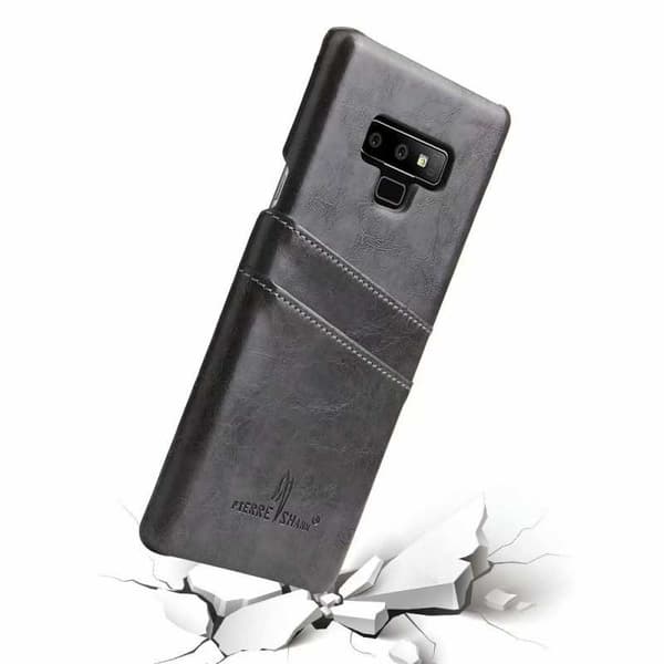 Samsung Note 9 iskuja vaimentava retrokorttikotelo Black