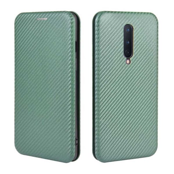 OnePlus 8 Flip Case -korttipaikka CarbonDreams Green Green