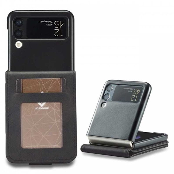 LC.IMEEKE Plånboksfodral Samsung Z Flip 4 Svart