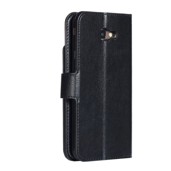 Käytännöllinen Samsung J4 Plus -lompakkokotelo 12-taskuisella Ar Black