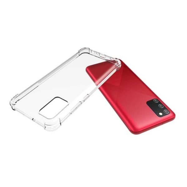 Samsung A02s Stötdämpande Silikon Skal Shockr Transparent