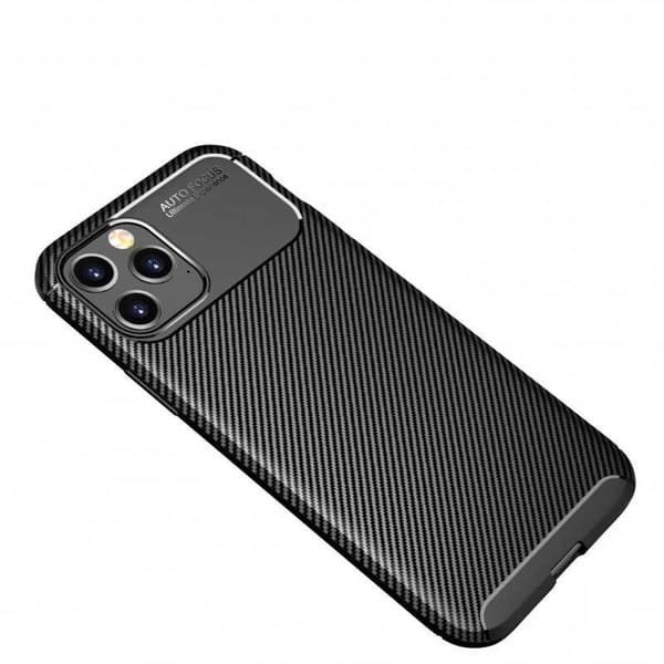 iPhone 13 Pro Max Iskunkestävä ohut kansi FullCarbon V4 Black