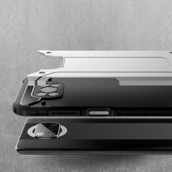 Xiaomi Poco X3 NFC Shockproof Shell SlimArmor - Sort Black