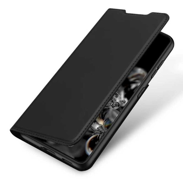 Samsung S21 Flip Case Smooth -korttipaikka Black