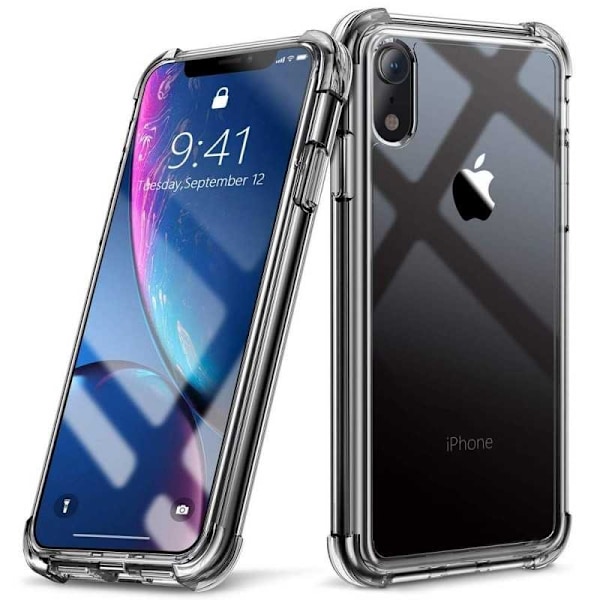 iPhone XR stødabsorberende silikone Shell Shockr Transparent