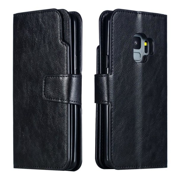 Samsung S9 praktisk lommebokveske med 12-Pocket Array V4 Black
