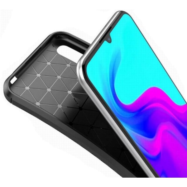 Huawei Y6 2019 stødsikkert cover FullCarbon V4 Black