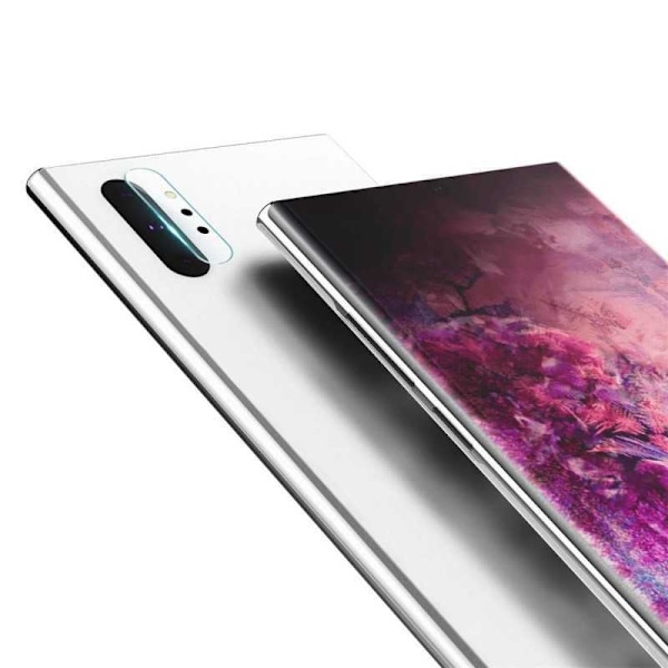2-PACK Samsung Note 10 Plus kamerabeskyttelse Transparent