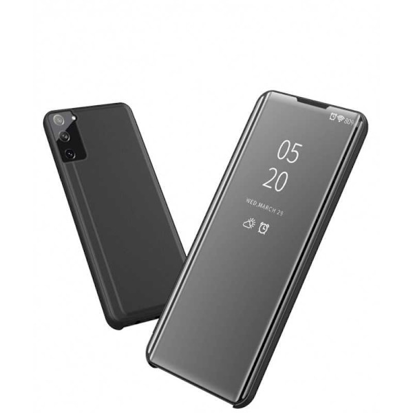 Samsung S21 Flip Case Clear View Standing V2 Rocket Black