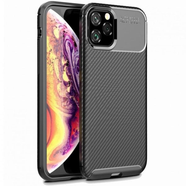 iPhone 11 Støtsikker Slim Cover FullCarbon V4 Black