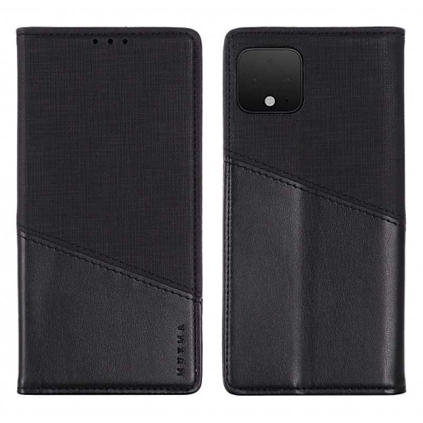 Google Pixel 4 Elegant Fodral i PU-Läder med RFID Block Svart