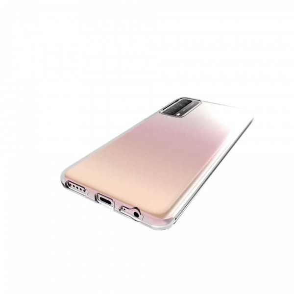 Huawei P Smart 2021 stødabsorberende silikonecover Enkelt Transparent