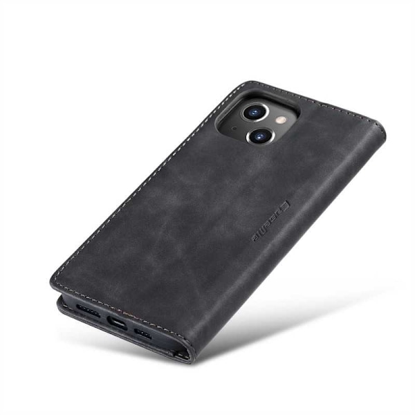 iPhone 13 Exklusivt Elegant Flipfodral CaseMe 3-FACK Svart