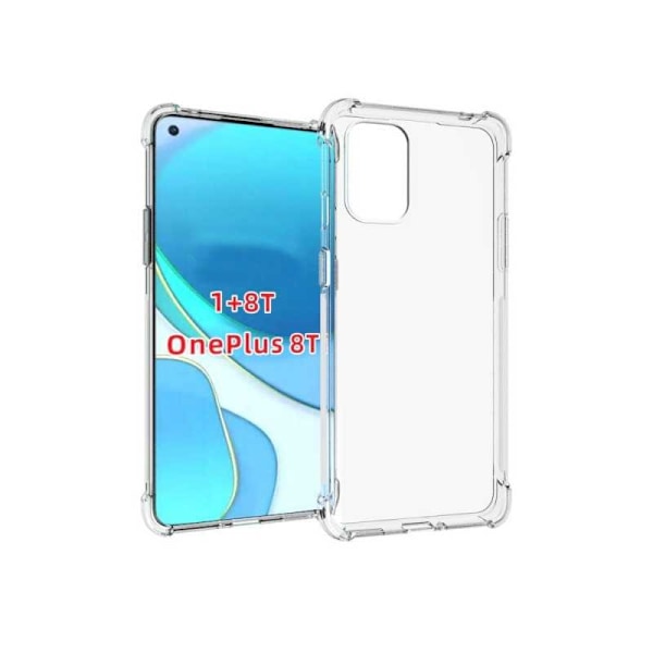 OnePlus 8T stødabsorberende silikone Shell Shockr Transparent