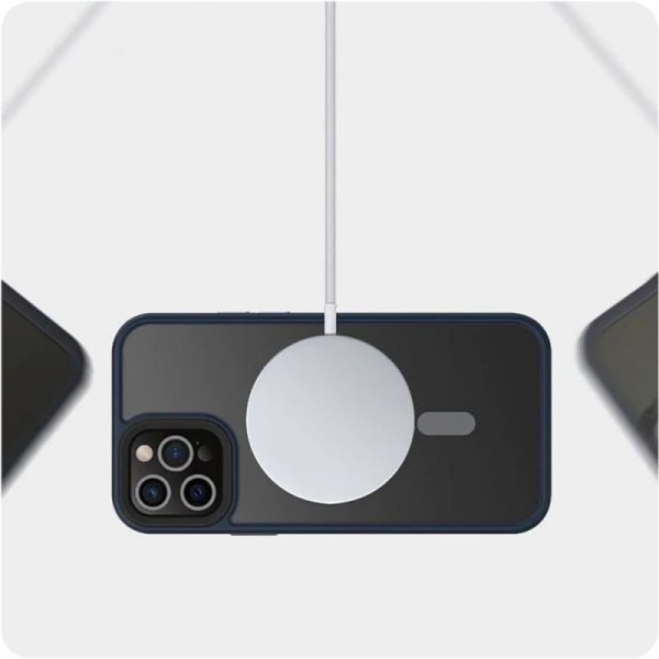 iPhone 13 Stötdämpande Skal MagSafe-Kompatibelt V2 Svart