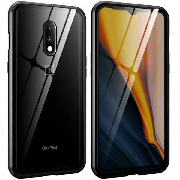 OnePlus 7 Heltäckande Premium Skal Glassback V4 Transparent