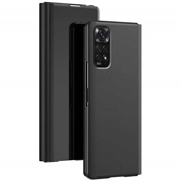Xiaomi Redmi Note 11 / 11S Smart Flip Case Clear View Seisova V2 Rocket Black