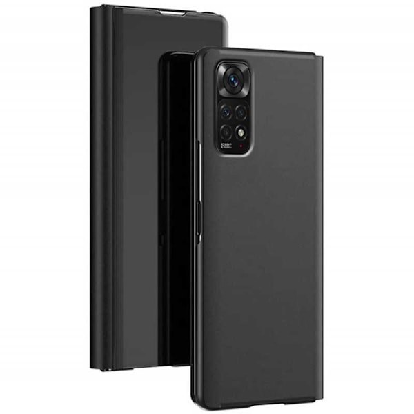 Xiaomi Redmi Note 11 / 11S Smart Flipfodral Clear View Standing V2 Rocket Black