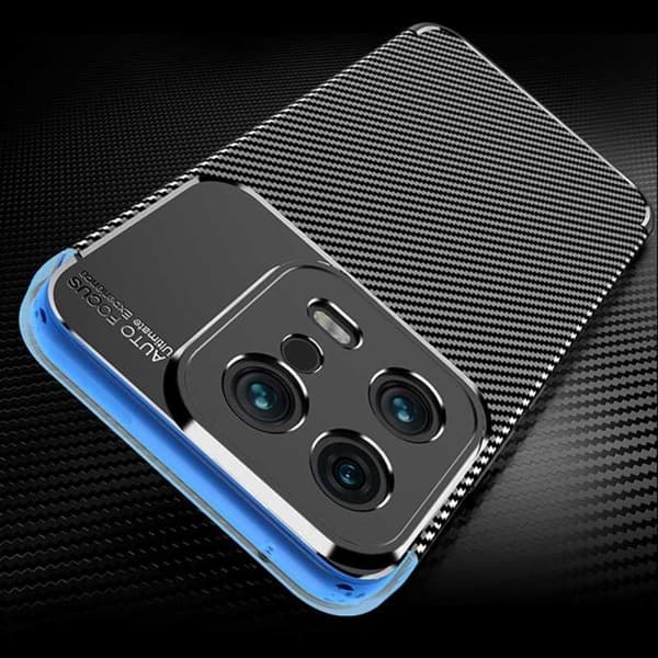 Xiaomi 13 Iskunkestävä ohut kansi FullCarbon V4 Black