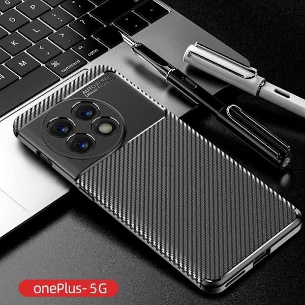 OnePlus 11 5G stødsikkert tyndt cover FullCarbon V4 Black