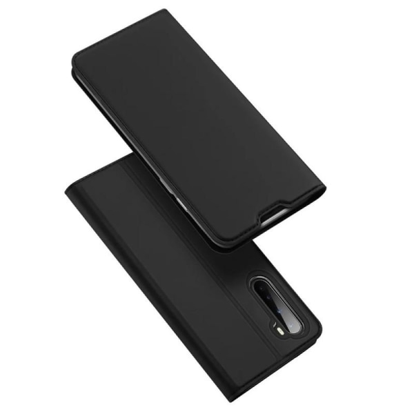 OnePlus Nord Flip Case Smooth -korttipaikka Black