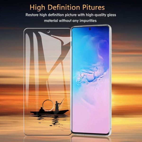 Samsung S20 Ultra 3D 0,26 mm 9H hærdet glas Transparent