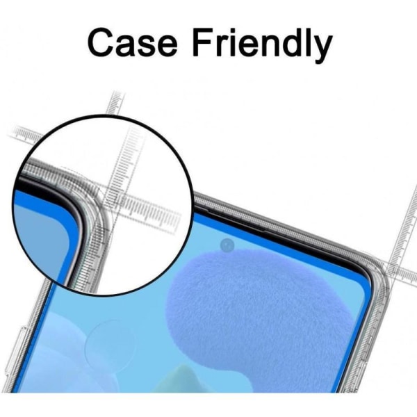2-PACK Samsung A71 Härdat Glas 0.26mm 9H Fullframe Transparent