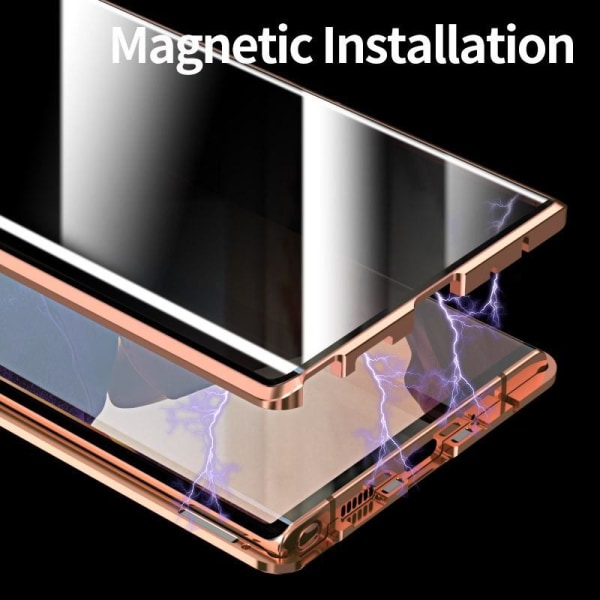Samsung Note 20 Personvern Omfattende Premium Cover Glassback V4 Transparent