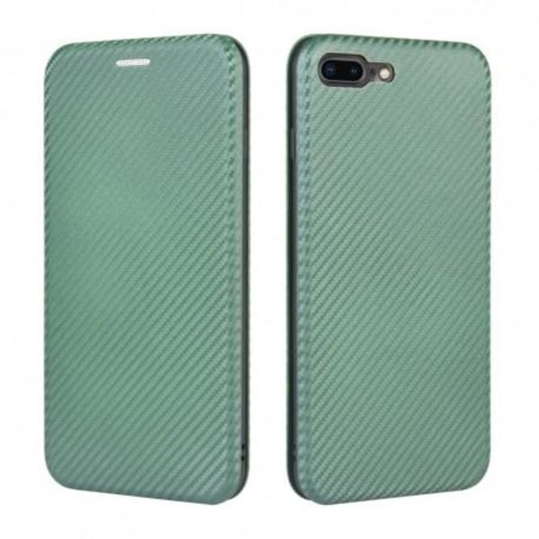 iPhone 7/8/SE (2020) Flipfodral Kortfack CarbonDreams® Grön Green