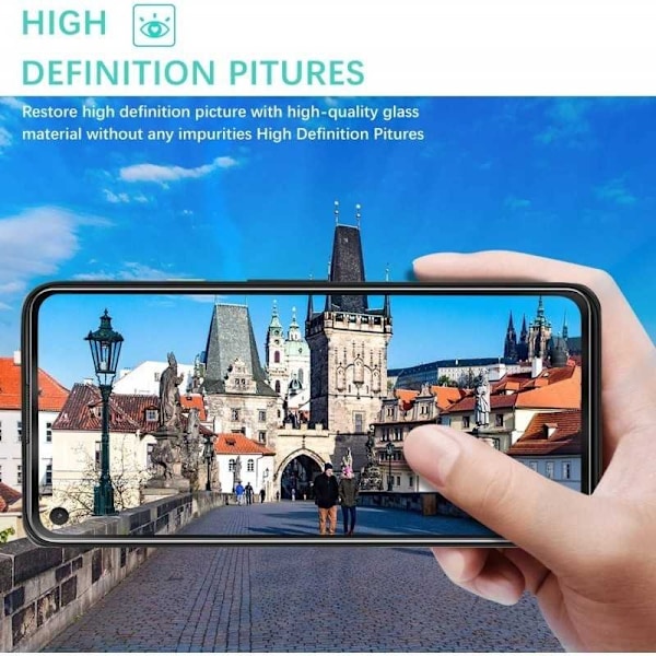 2-PAK Google Pixel 4a 5G hærdet glas 0,26 mm 2,5D 9H Transparent