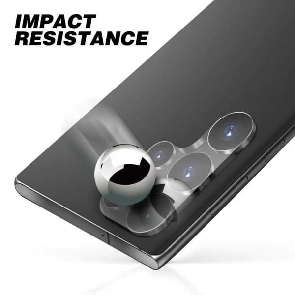 2-PACK Samsung S23 Ultra Camera Protection Linssin suojaus Transparent