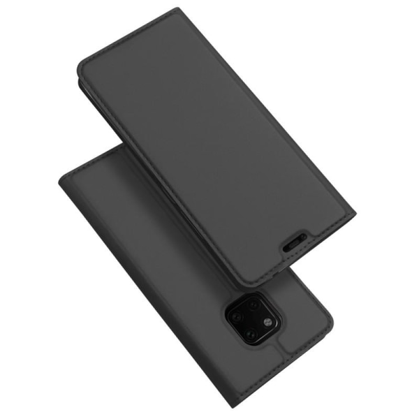 Mate 20 Pro Exclusive Flip Case Smooth-kortspor Svart